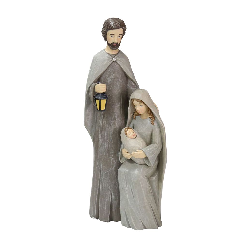 Christmas Nativity Figures Ornaments Resin Craft Traditional Nativity Scene Figures Resin Figures Statue Christ Birth of Jesus Ornaments