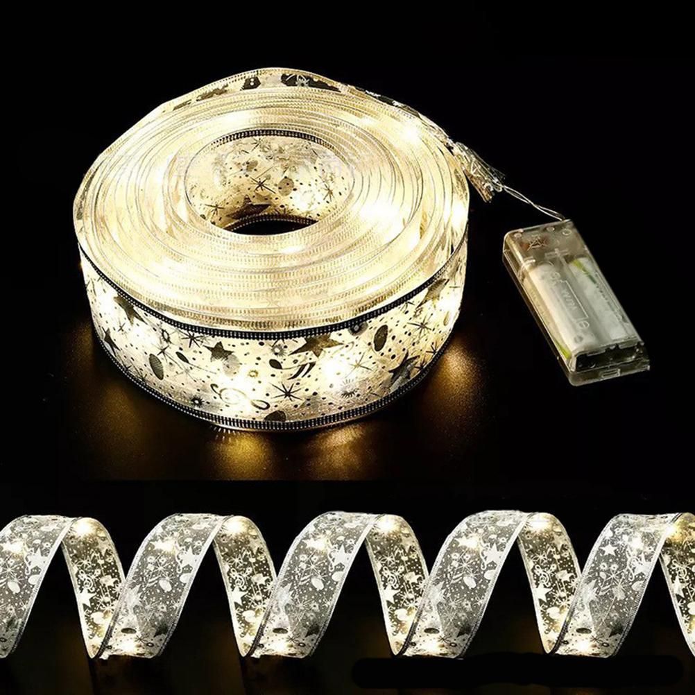 5 or 10 Meters Fairy Lights LED Ribbon Lights String Christmas Tree Glowing Lights for Rooms Gardens and Terraces