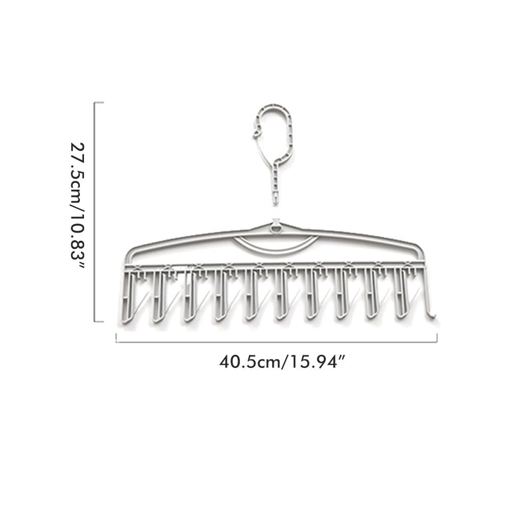 Multifunctional Rotatable Clothes Hanger for Socks Bra Underwear Scarves Towels House Organiser