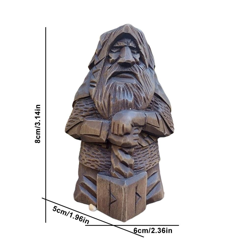 Odin Thor Resin Viking Statue Art Craft Ornaments for Home Outdoor Garden Decoration