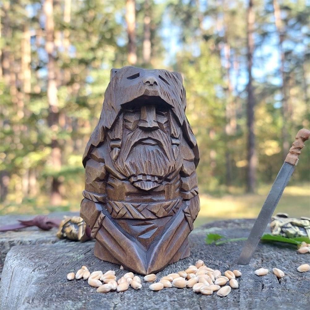 Odin Thor Resin Viking Statue Art Craft Ornaments for Home Outdoor Garden Decoration