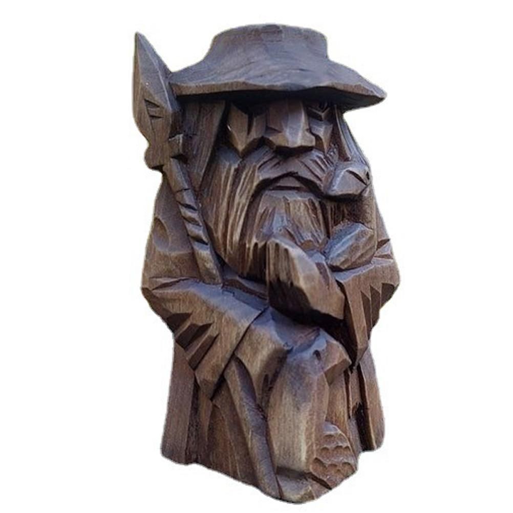 Odin Thor Resin Viking Statue Art Craft Ornaments for Home Outdoor Garden Decoration