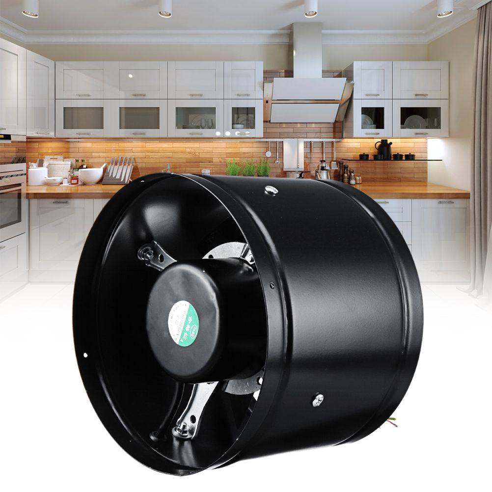 8 Inch Duct Fan Low Noise Exhaust Fans for Kitchen Garage Bathroom Ventilation Blower