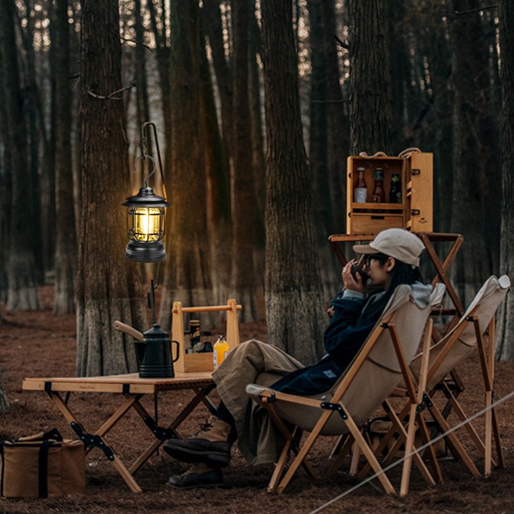 Portable Retro Lamp Outdoor Lighting Battery Charging Lamp Camping Super Bright LED Camping Retro Horse Lamp
