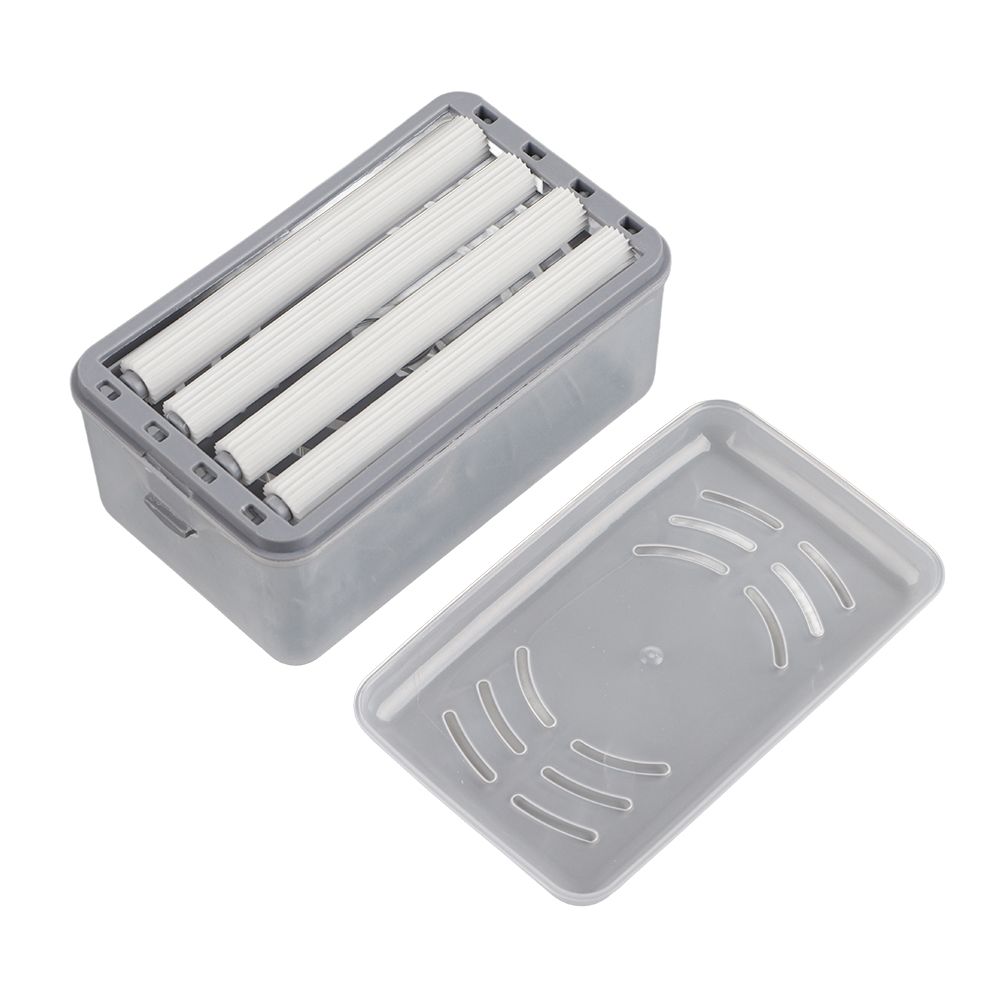 Multifunctional Soap Box with Bubbler Soap Tray Soap Saver Case for Bathroom Gym Business Trip