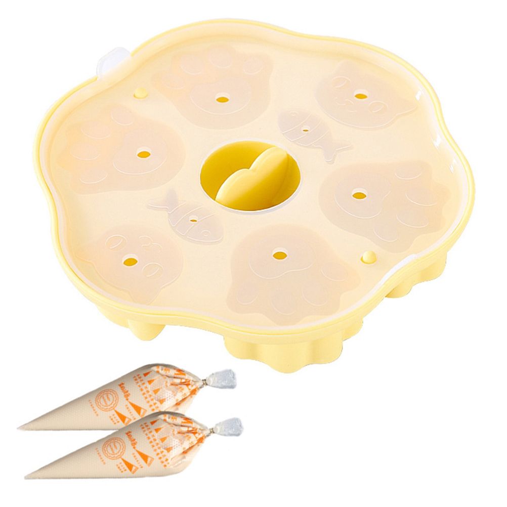 Silicone Steamed Cake Mold Multi Cavity Pastry Food Cute Mould DIY Non Stick Mould Set for Baby Kitchen Baking Tool