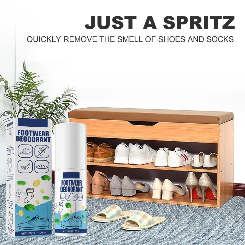 Foot Shoe Deodorant Spray Odor Destroy Agent for Feet Shoe Deodorant Spray