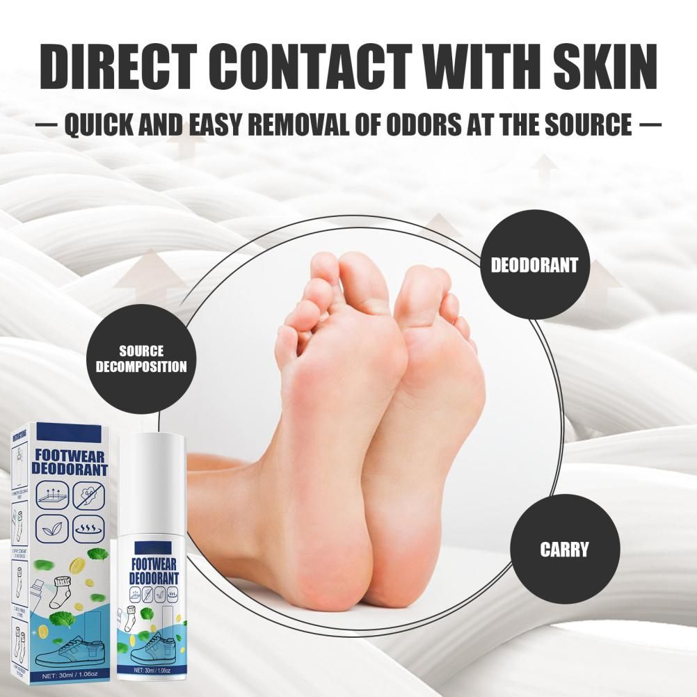 Foot Shoe Deodorant Spray Odor Destroy Agent for Feet Shoe Deodorant Spray