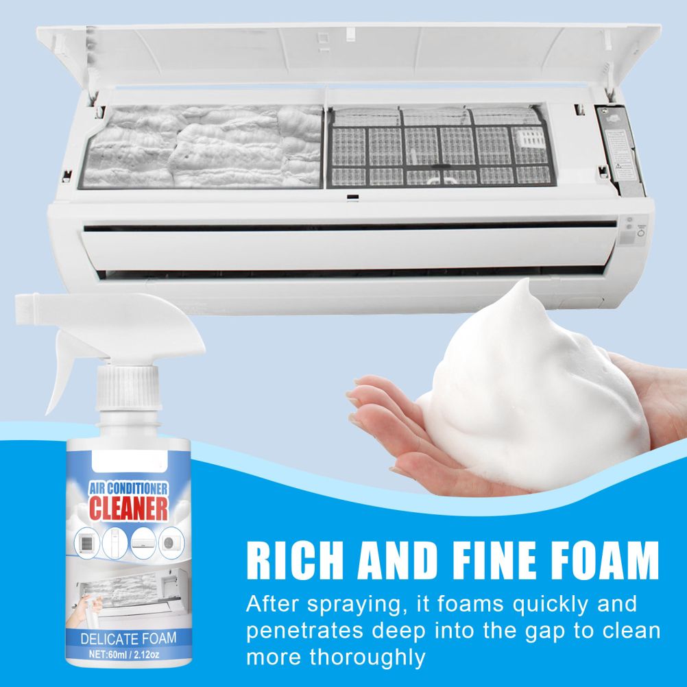 60ML Foaming Cleaner Cleaning Spray for Air Conditioner Cleaning Spray Household Quickly Cleaner