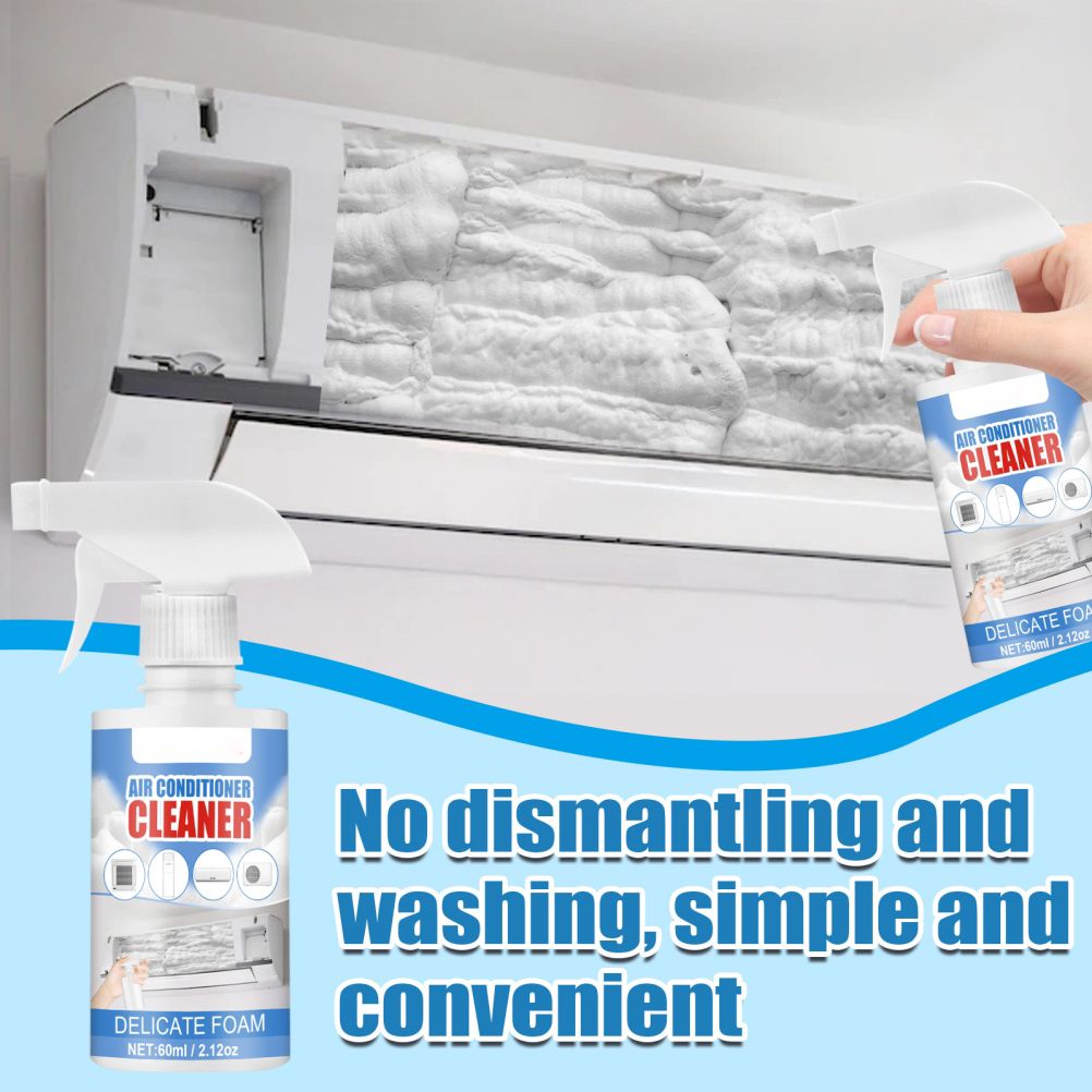 60ML Foaming Cleaner Cleaning Spray for Air Conditioner Cleaning Spray Household Quickly Cleaner