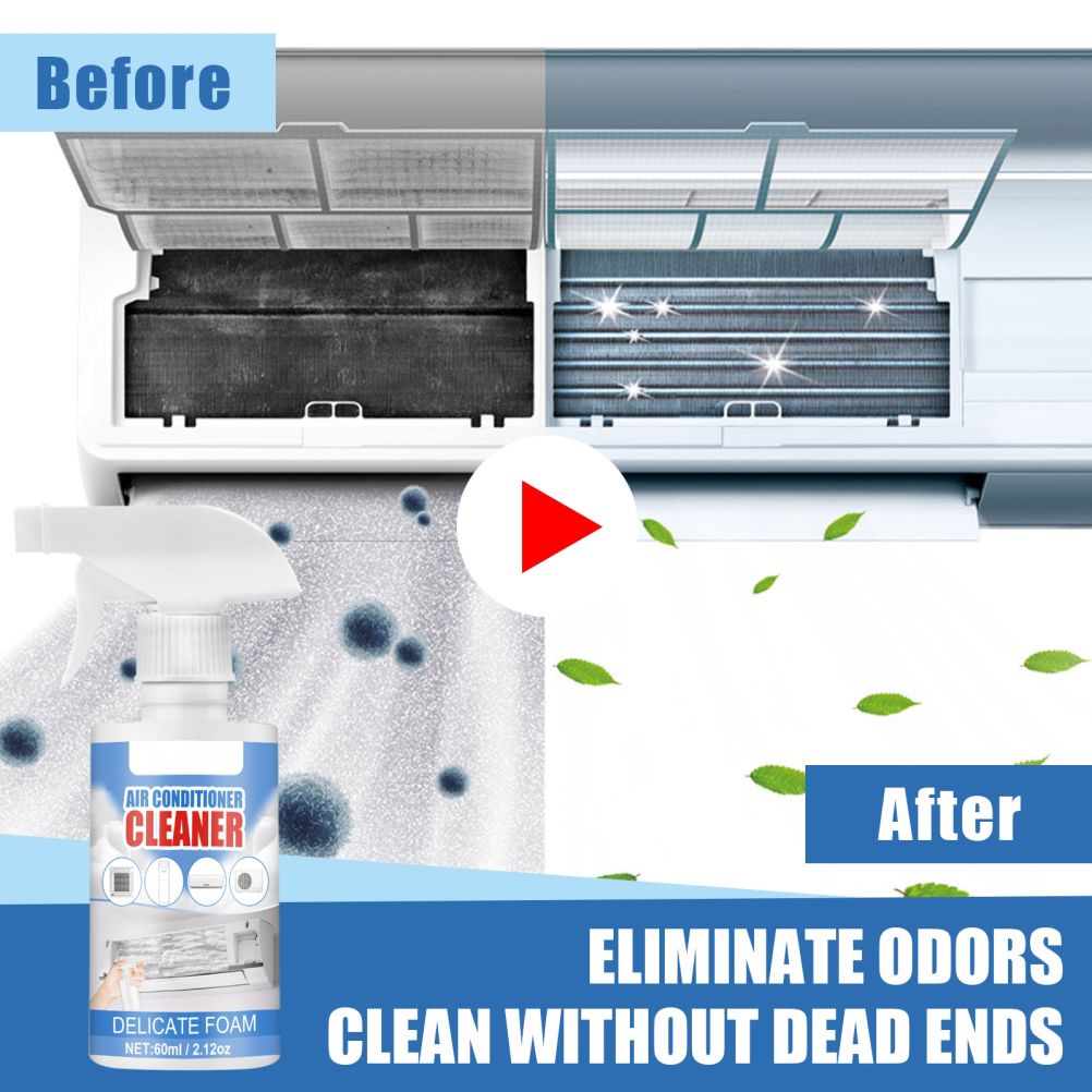 60ML Foaming Cleaner Cleaning Spray for Air Conditioner Cleaning Spray Household Quickly Cleaner