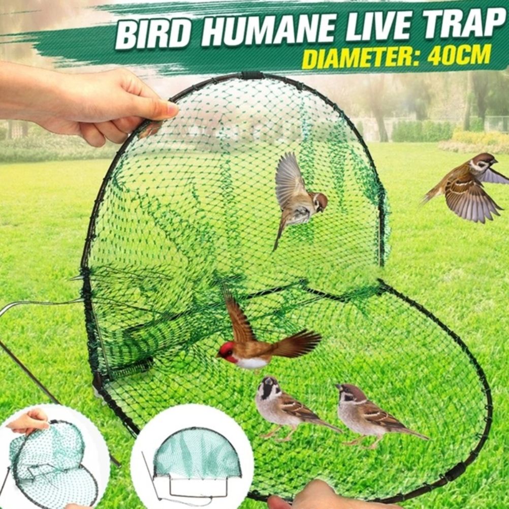 Catching Bird Net Pest Control Humane Live Trap Mesh for Sparrows Pigeons Quail and Birds