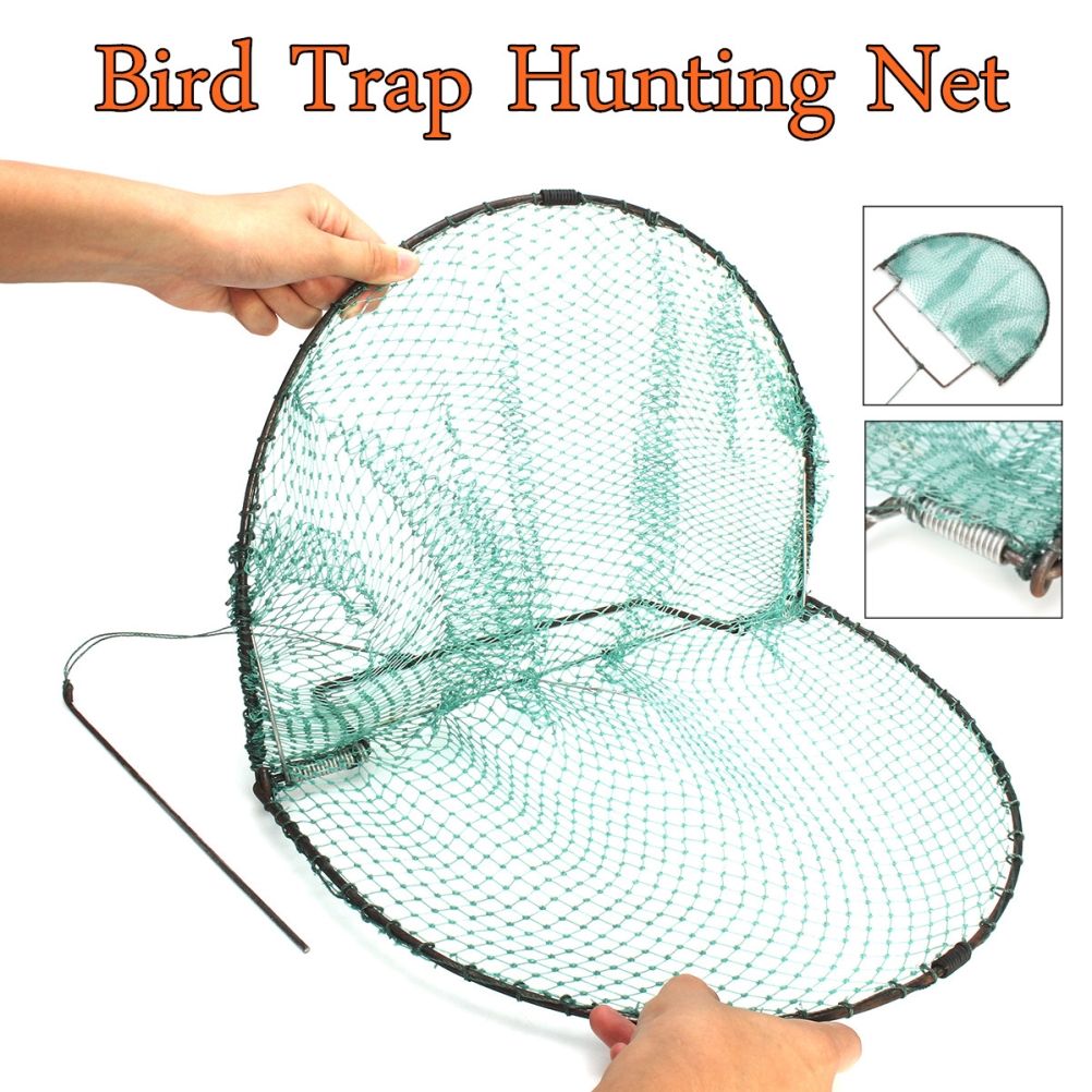 Catching Bird Net Pest Control Humane Live Trap Mesh for Sparrows Pigeons Quail and Birds