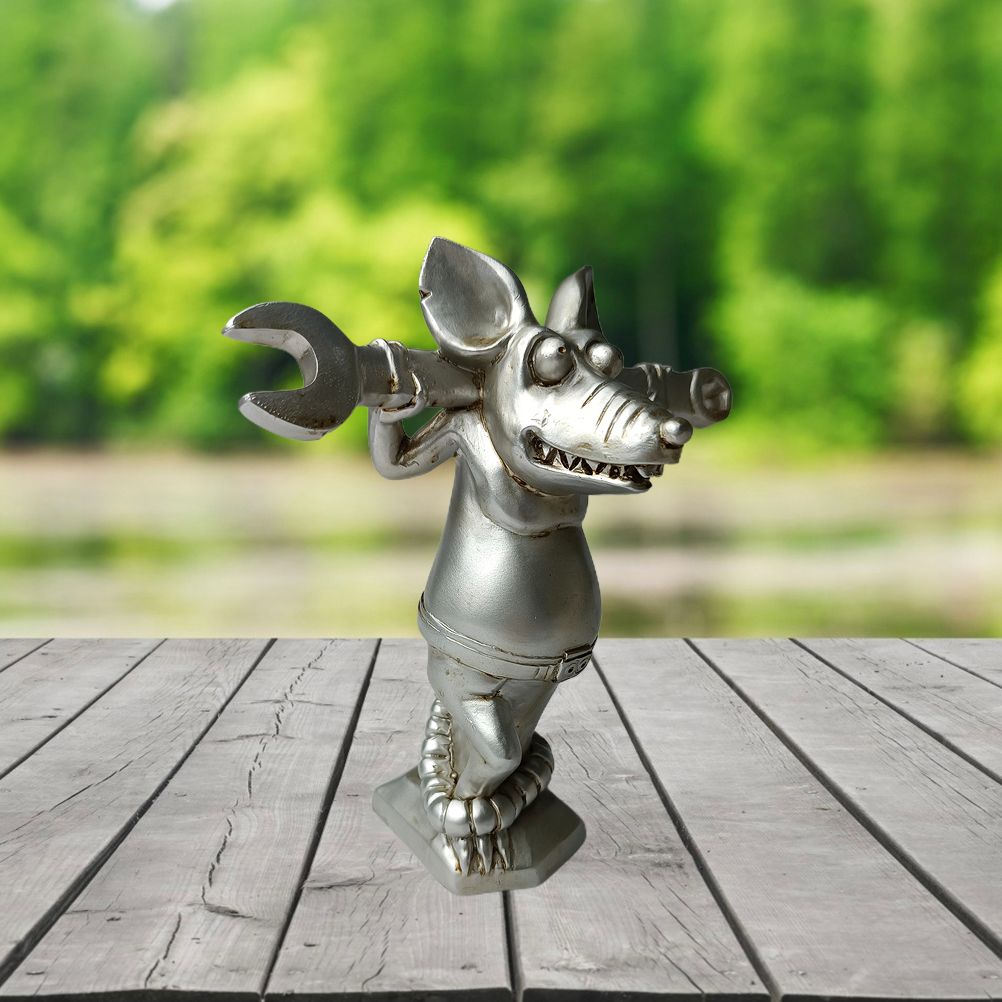 Mouse Statues Resin Animal Figurines for Home Garden Decoration