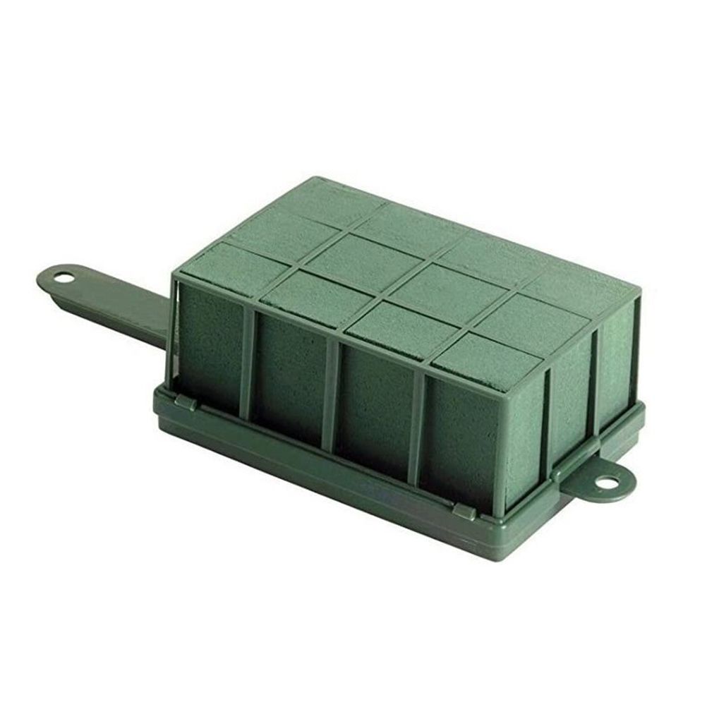 Floral Foam Cage with Floral Foam Rectangle Flower Foam Cage Holder for Fresh Flower Arrangement Foam Cage with Handle