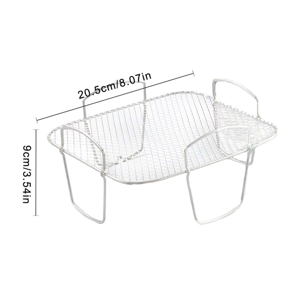 Air Fryer Rack for Air Fryer 304 Stainless Steel Food Dehydrator Rack Toast Rack Grill Air Fryer Accessories