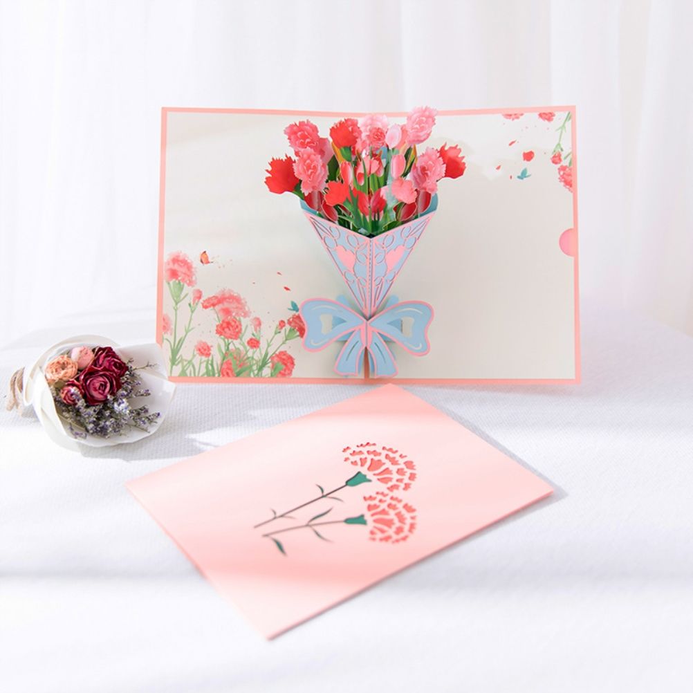 Happy Mother's Day 3D Up Card Spring Gardening Flower Theme Gift for Mom Wife