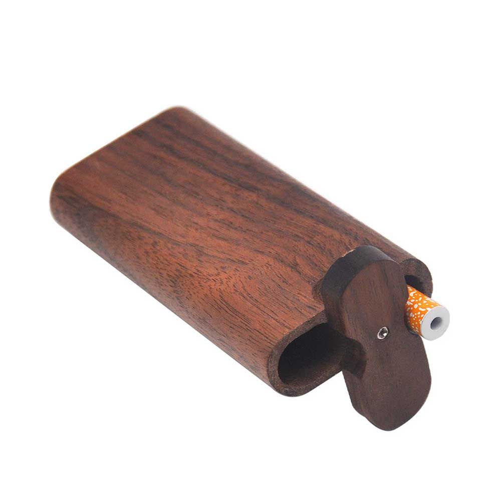 Wooden Storage Walnut Box with Lid Portable Hand Made Wooden Case Artwork Storage Box Holder Men Dad Gift