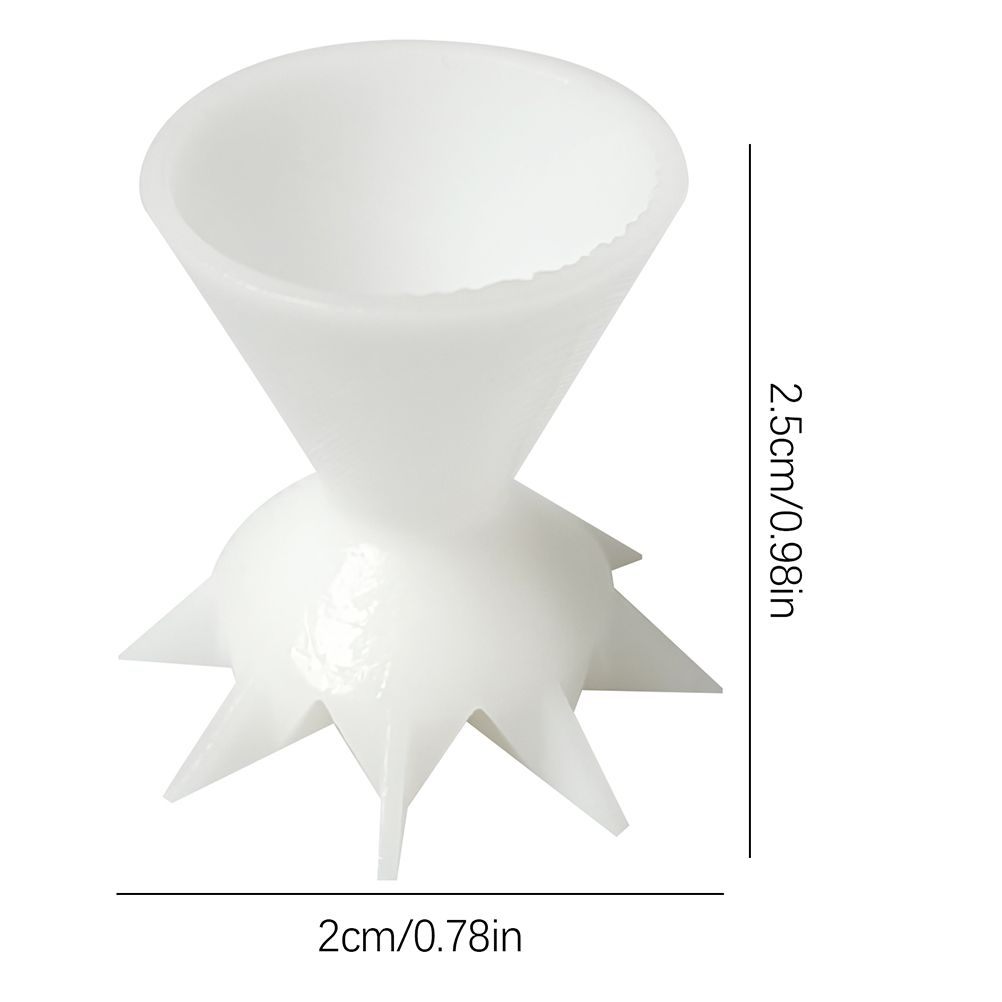 3 Pcs Paint Pouring Split Cups for Acrylic Paint DIY Painting Paint Pour Cup Funnel Mini 7 Leg Funnel Split Cup Painting Supplies