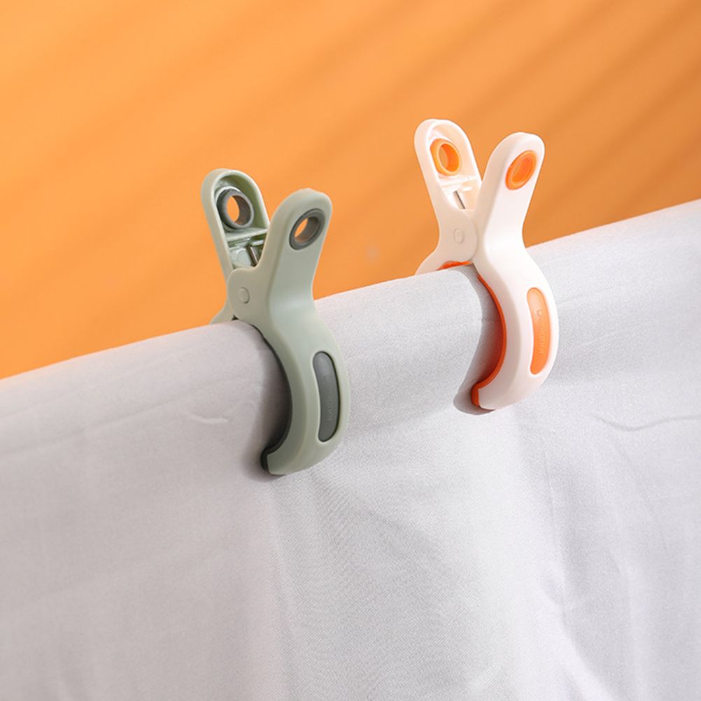 5 Pack Large Quilt Drying Clips for Bed Sheet Holder Beach Towel Clips for Beach Chair Windproof Strong Plastic Clothespins Pegs