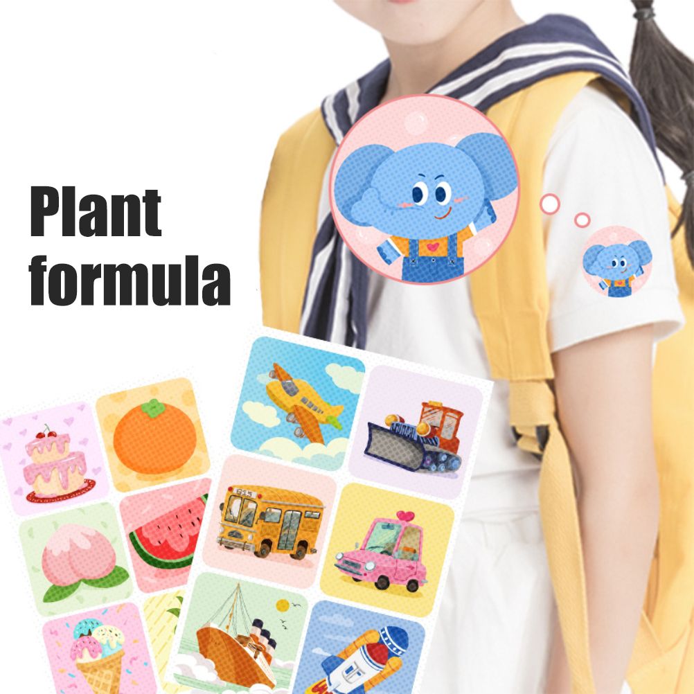 10 Pack 360Pcs Mosquito Repellant Patch Stickers for Kids Cartoon Natural Plant Citronella Essential Oil Insect Patches for Kids Outdoor Indoor