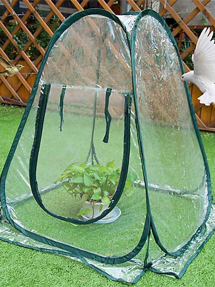 Foldable Portable Mini Home Garden Greenhouse Succulent Flower Warm Cover Windproof Rainproof Greenhouse