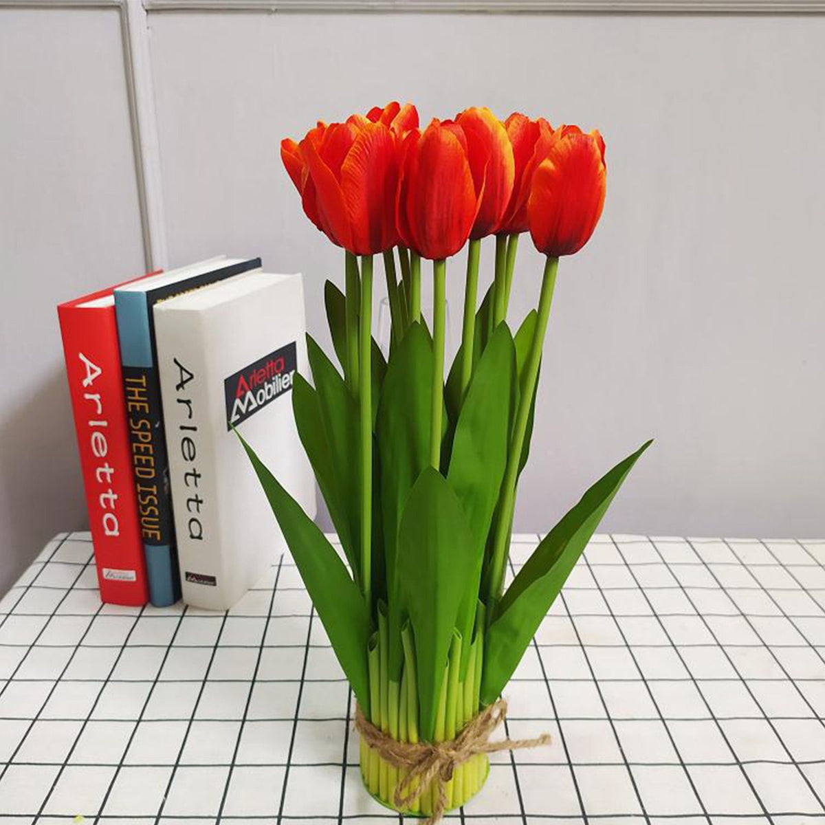 12 Head Tianshan Potting Room Fake Flower Simulation Table Flower Decoration Flowers Floral Arrangement Flowers