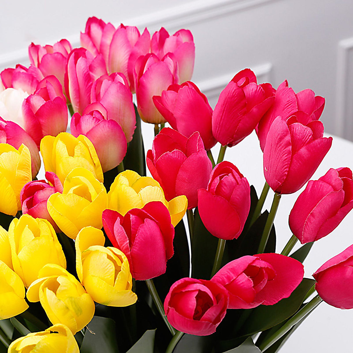 12 Head Tianshan Potting Room Fake Flower Simulation Table Flower Decoration Flowers Floral Arrangement Flowers