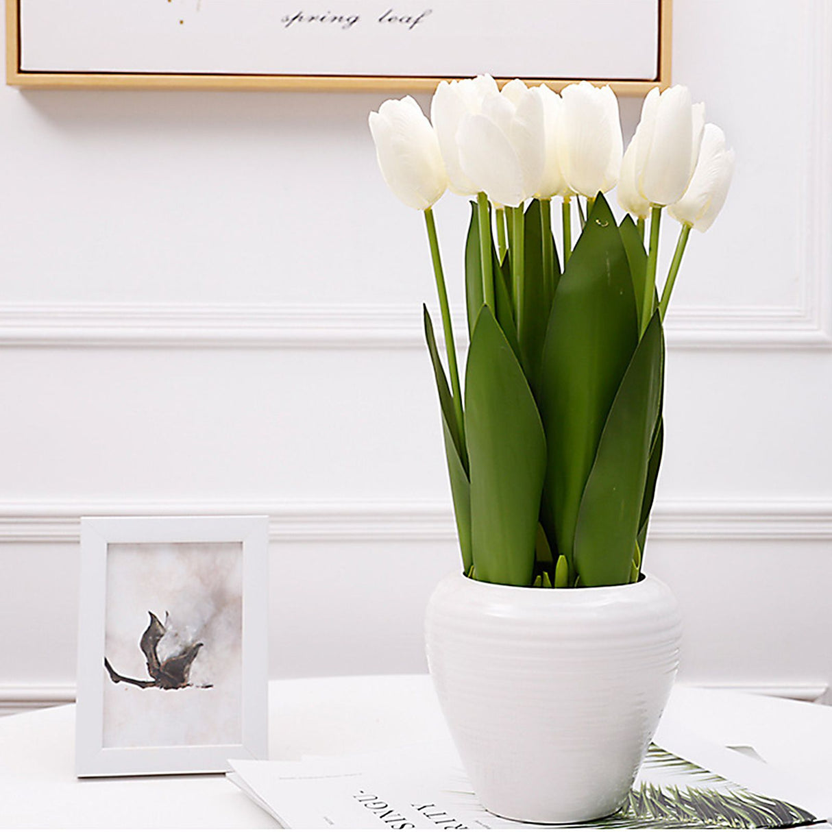 12 Head Tianshan Potting Room Fake Flower Simulation Table Flower Decoration Flowers Floral Arrangement Flowers