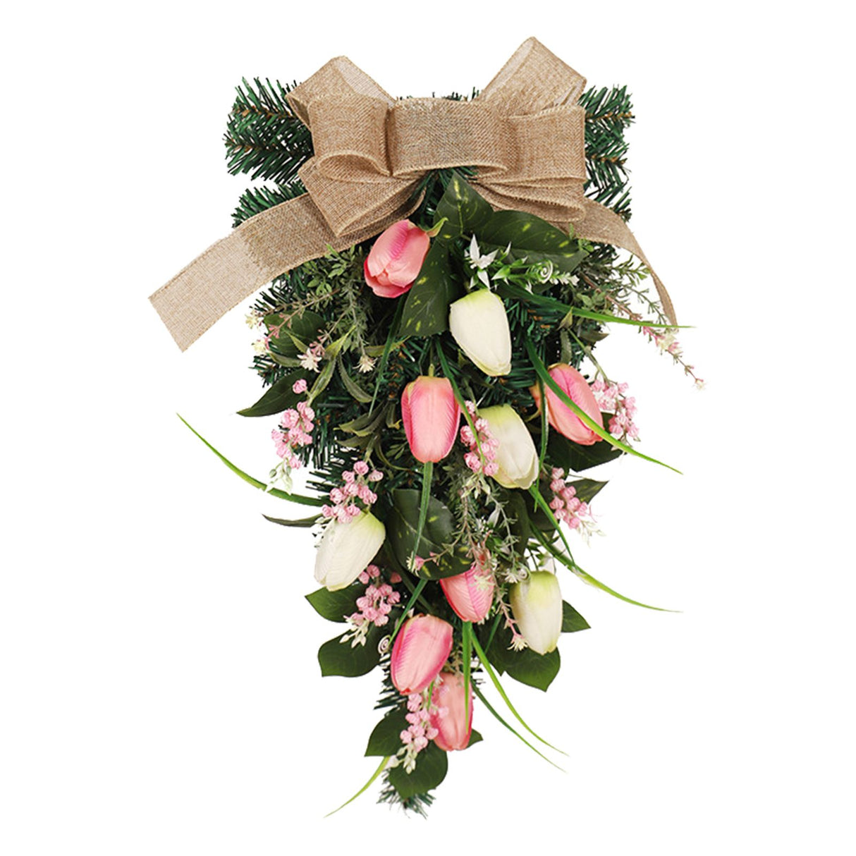 Simulation Wreath Door Hanging Wreath Artificial Decorative Wreath for Home Decoration
