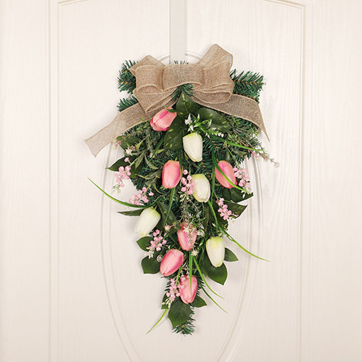 Simulation Wreath Door Hanging Wreath Artificial Decorative Wreath for Home Decoration