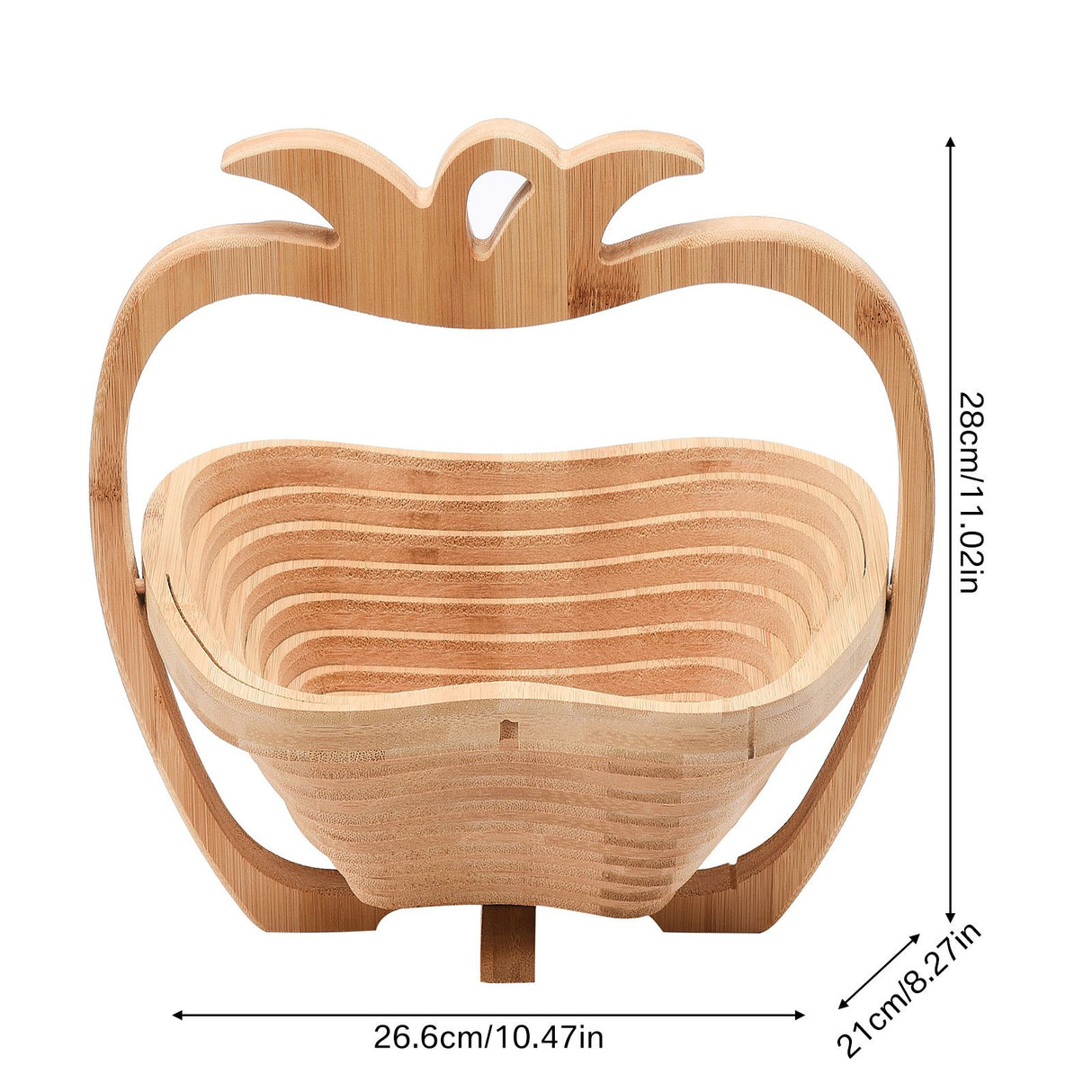 Bamboo Folding Fruit Basket