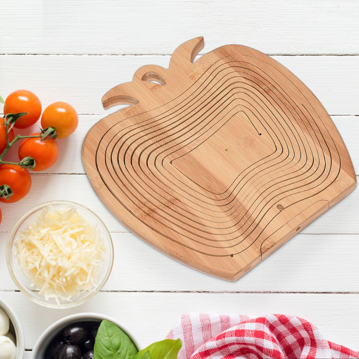 Bamboo Folding Fruit Basket