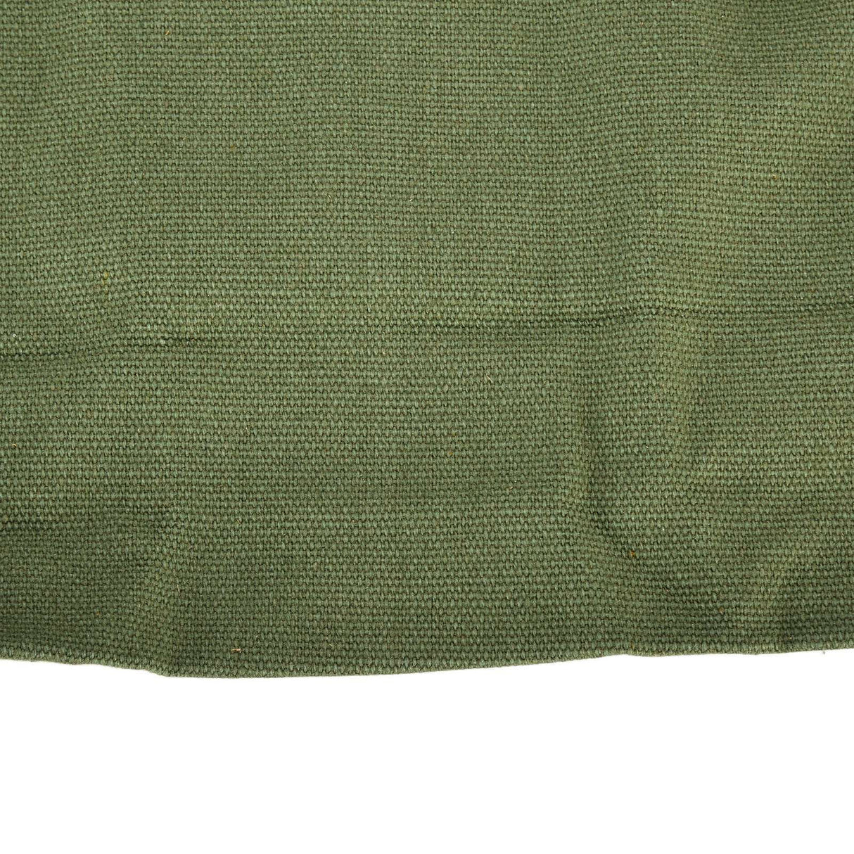 Leather Canvas Foraging Pouch Belt Fruit Picking Bag for Camping Fruit CollectingArmy Green