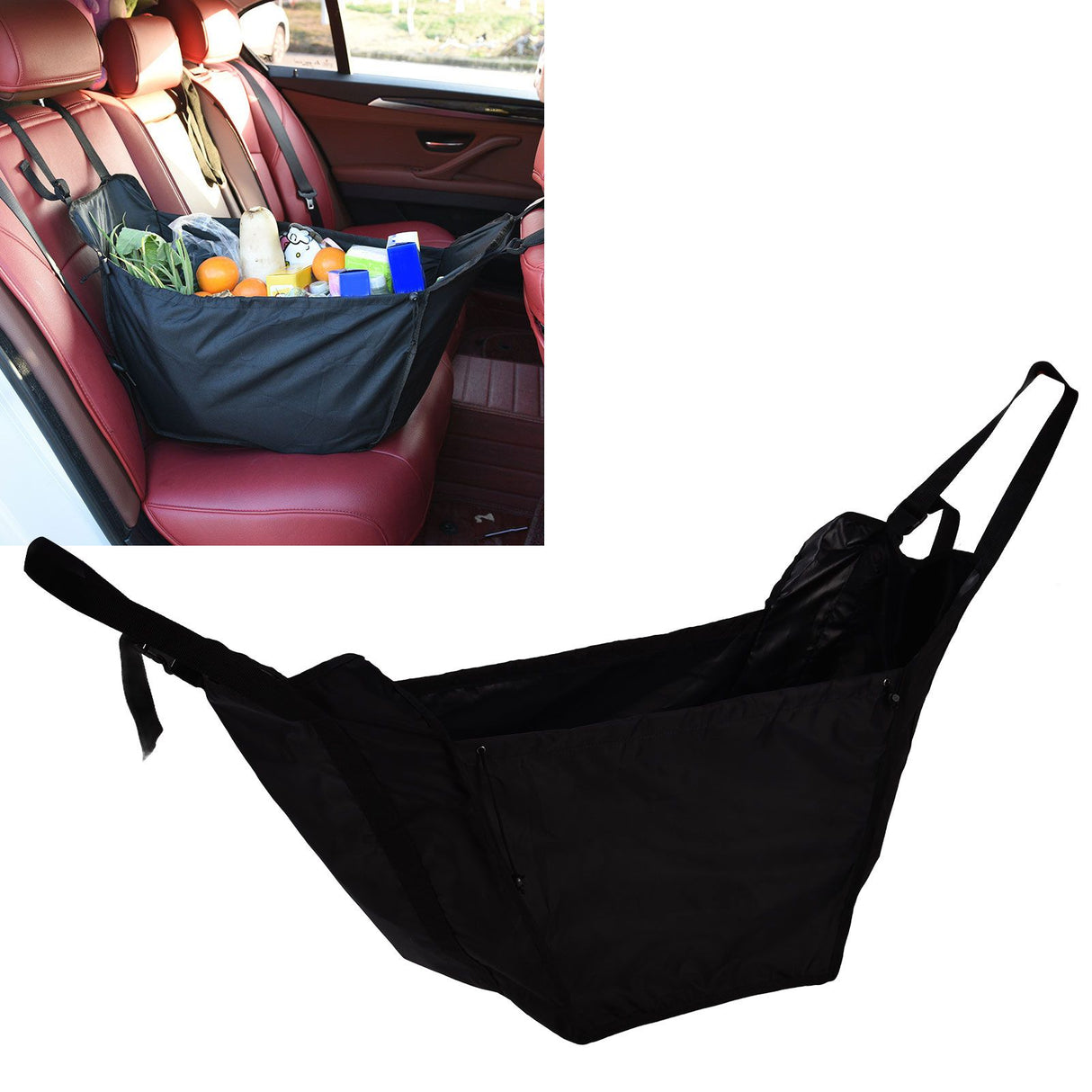 Car Storage Shopping Bag Adjustable Oxford Cloth Portable Storage Bag for Shopping Travel