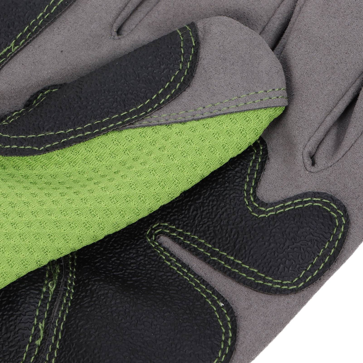 1Pair Garden Work Gloves Cut Resistent Stabproof Puncture Proof Pruning Gloves with Forearm Protection Green