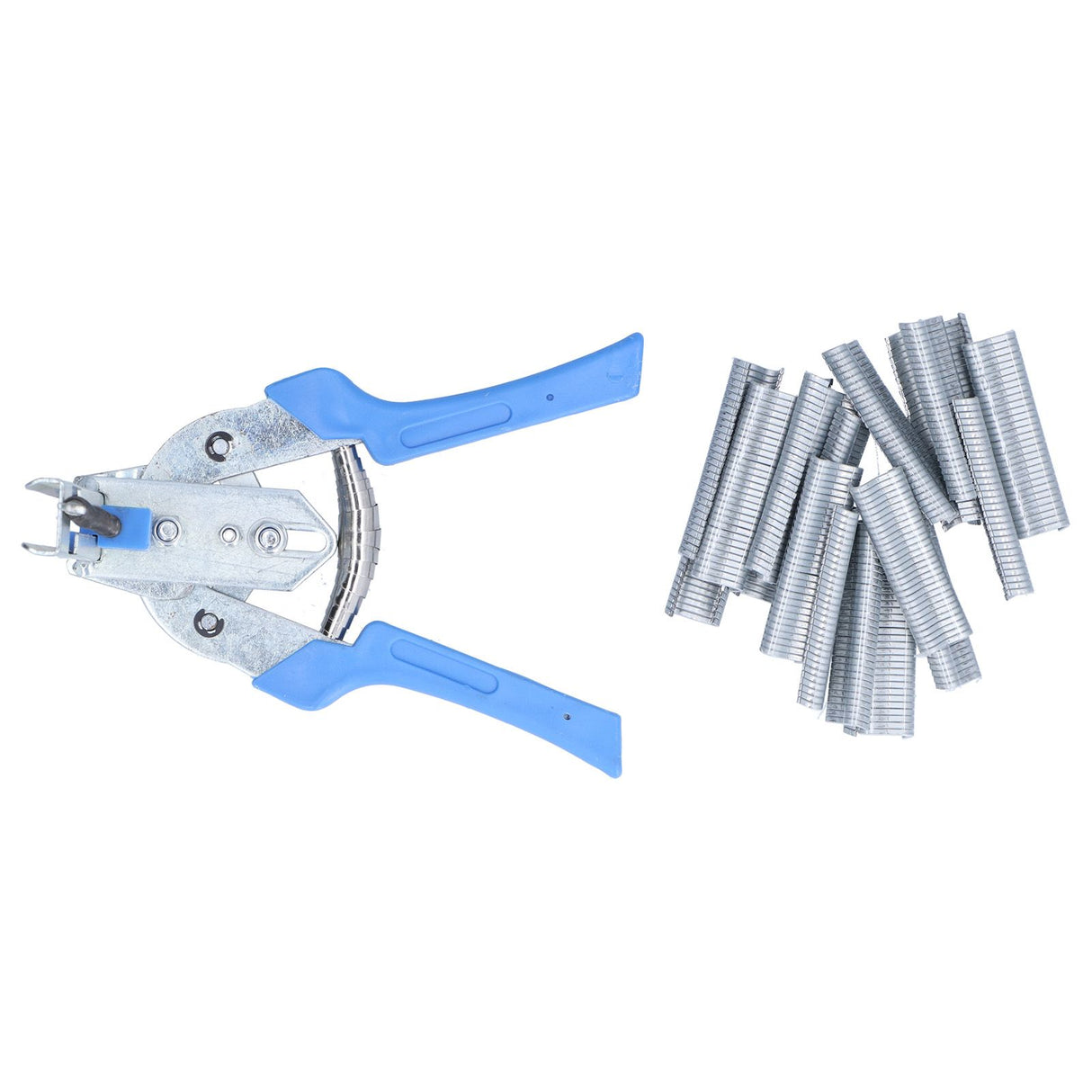 Hog Ring Pliers Kit Semi Automatic Convenient M Nail Pliers for Chicken Cage Pigeon Cage Rabbit Cage Fox Cage