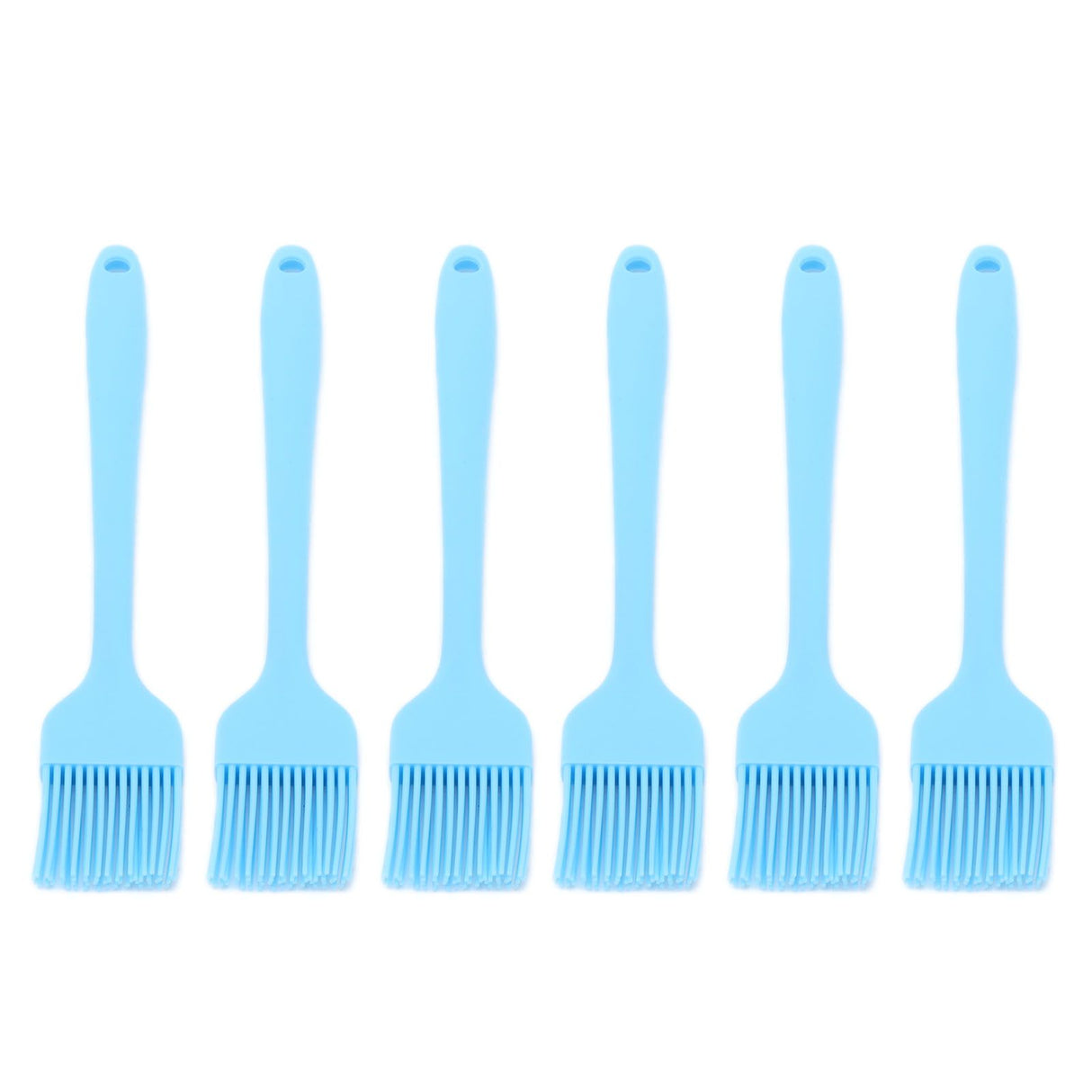 6 Pcs Cooking Brush Silicone Basting Pastry Brushes for BBQ Grill Baking Kitchen Cooking
