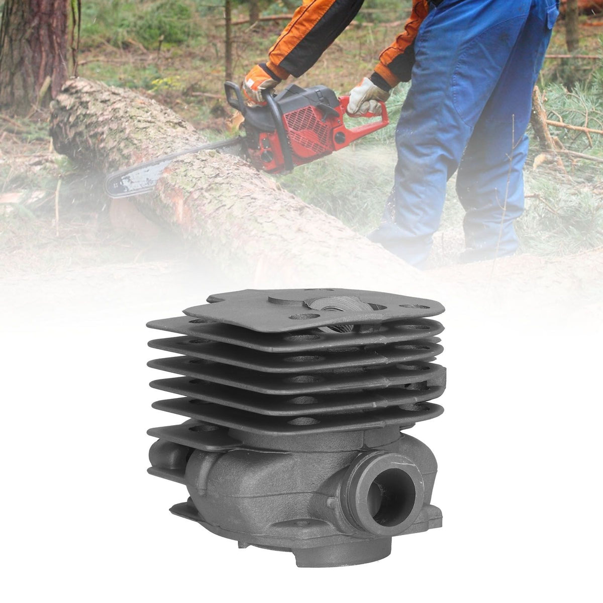 50mm Cylinder Piston Needle Bearing Gasket Kit Chainsaw Accessory Fit for Husqvarna 362 365 371 372 372XP
