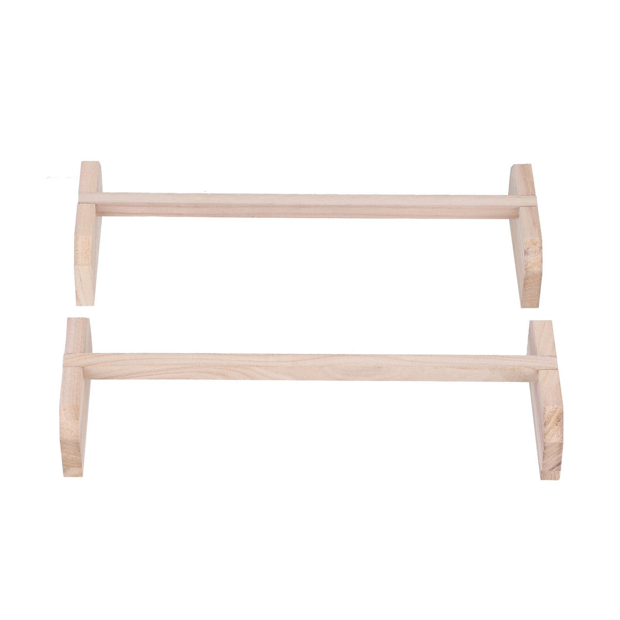 2 Set Chicken Wooden Perches Large Wooden Bird Stand Training Hens Roosting Bar for Rooster Parrots Pet Supplies