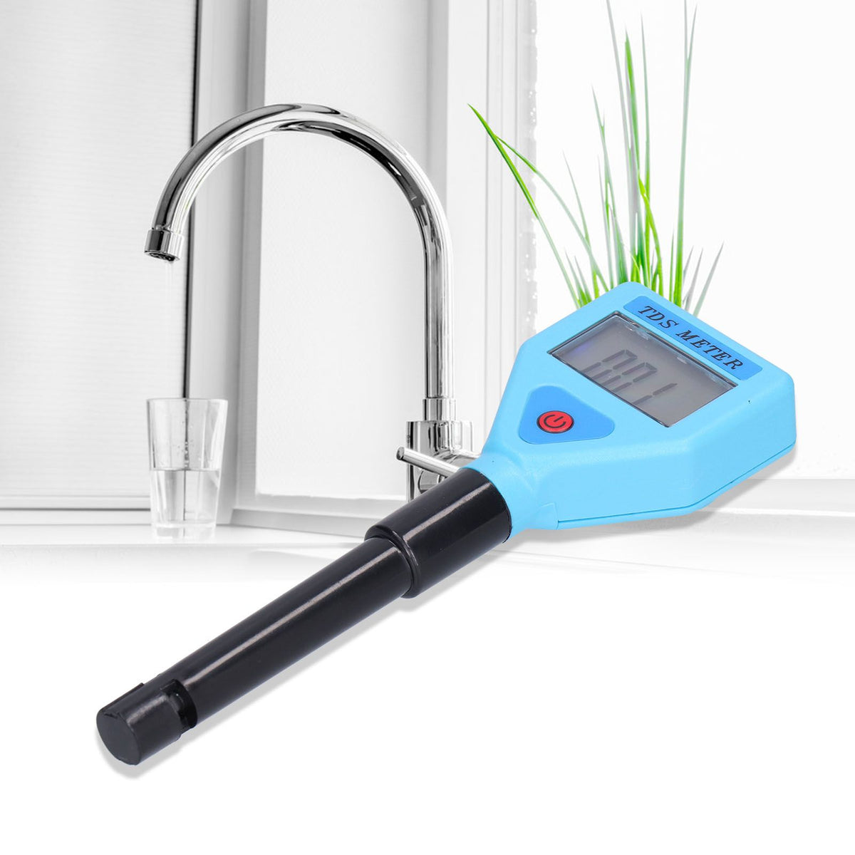 TDS‑98306 LCD TDS Tester with Night Light Display Portable Temperature Compensation TDS Gauge for Water