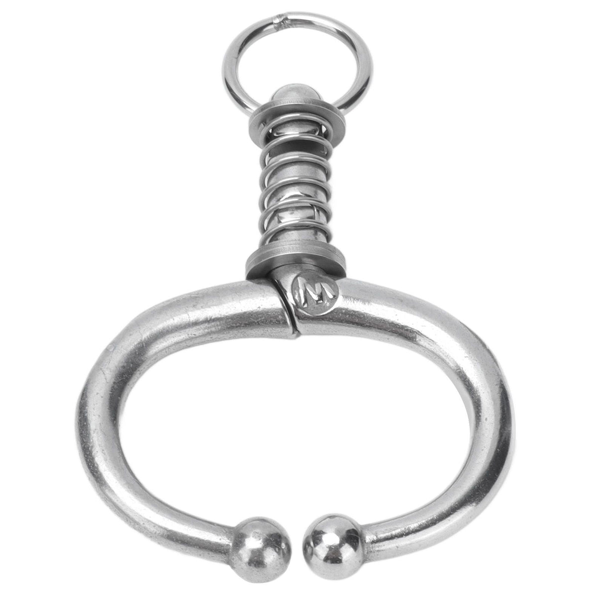 Cattle Nose Ring Stainless Steel Cattle Nose Clamp Bull Cow W Spring Nose Ring for FarmM