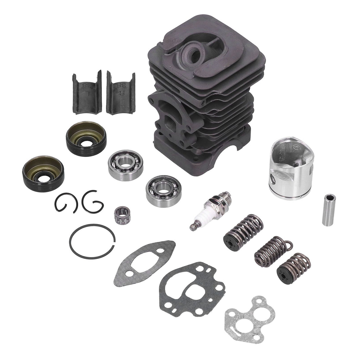 39mm Cylinder Piston Kit Chainsaw Cylinder Needle Bearing Spring Set for Husqvarna 235 236 236E 240 240E