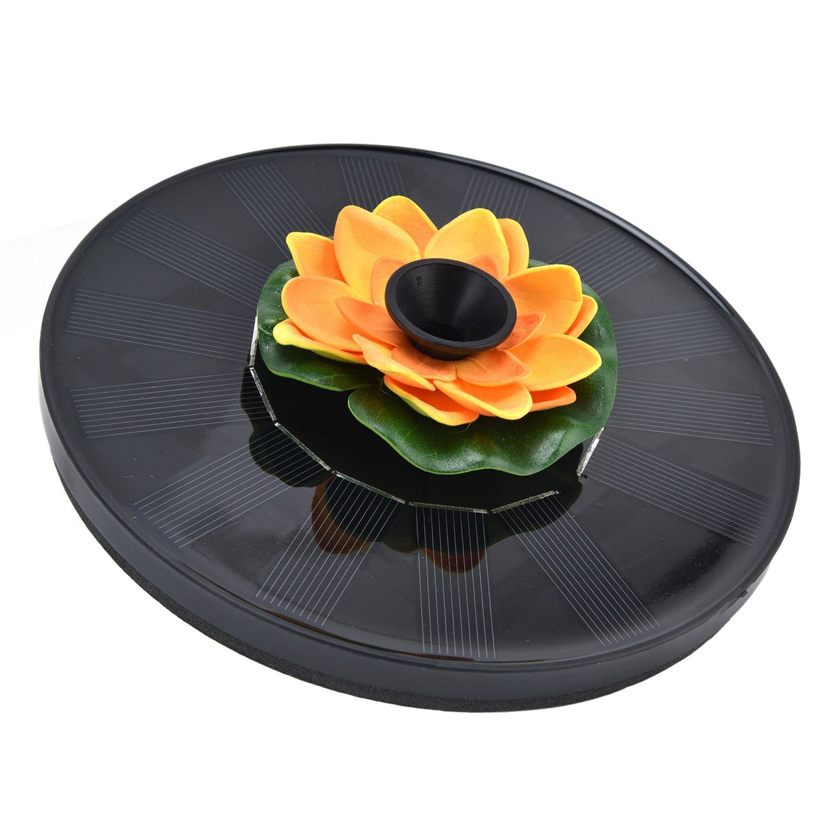 Lotus Solar Fountain Water Pump Floating Mini Solar Powered Water Fountain for Birdbaths Garden Pond Pool Outdoor1