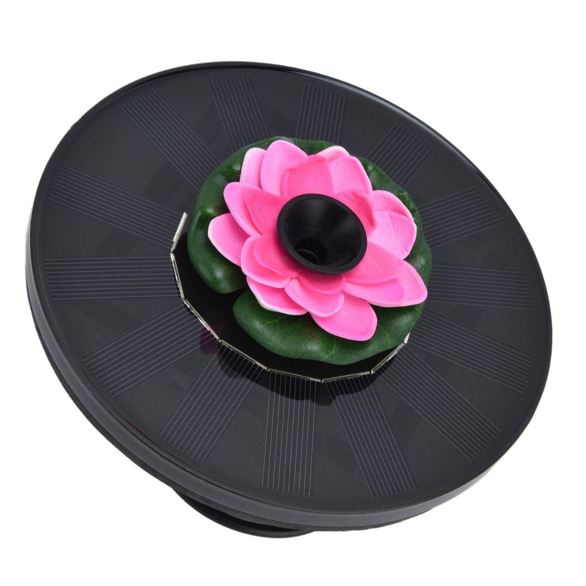 Lotus Solar Fountain Water Pump Floating Mini Solar Powered Water Fountain for Birdbaths Garden Pond Pool Outdoor2