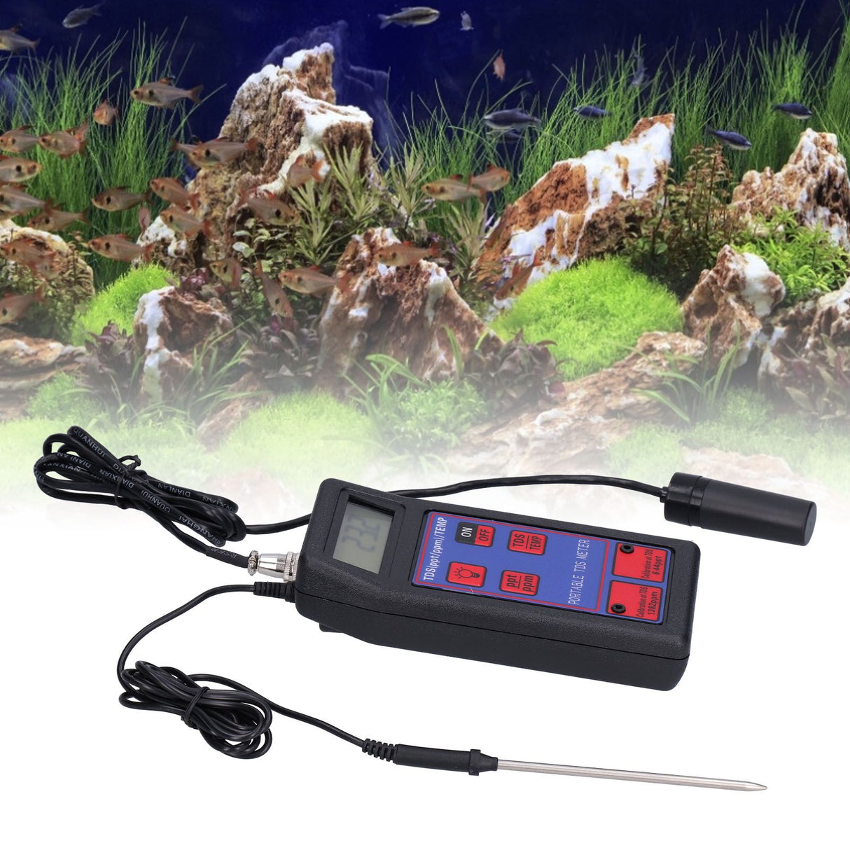 TDS‑8426 2 in 1 TDS Temperature Tester Portable Water Quality Analyzer for Swimming Pool Aquarium Hydroponics