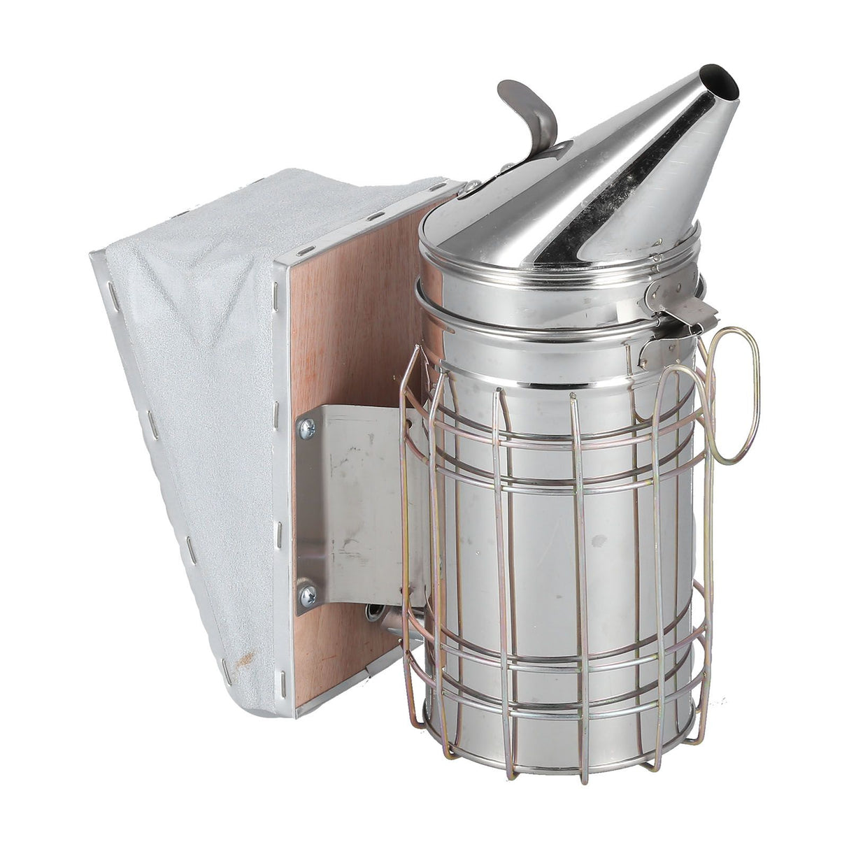 3PCS/Set Beehive Smoker Set Bee Brush Scraper Stainless Steel Smoker Beekeeper Starter Kit for Beekeeping