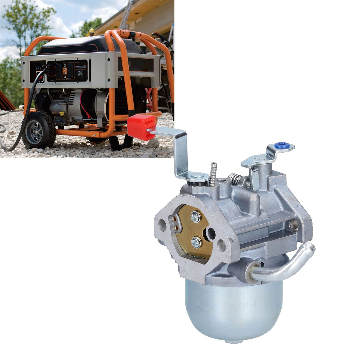 Generator Carburetor Kit for Nikki A4600 XG8000E GN410HS GN410 GN360 Engine Lawn Mower Parts