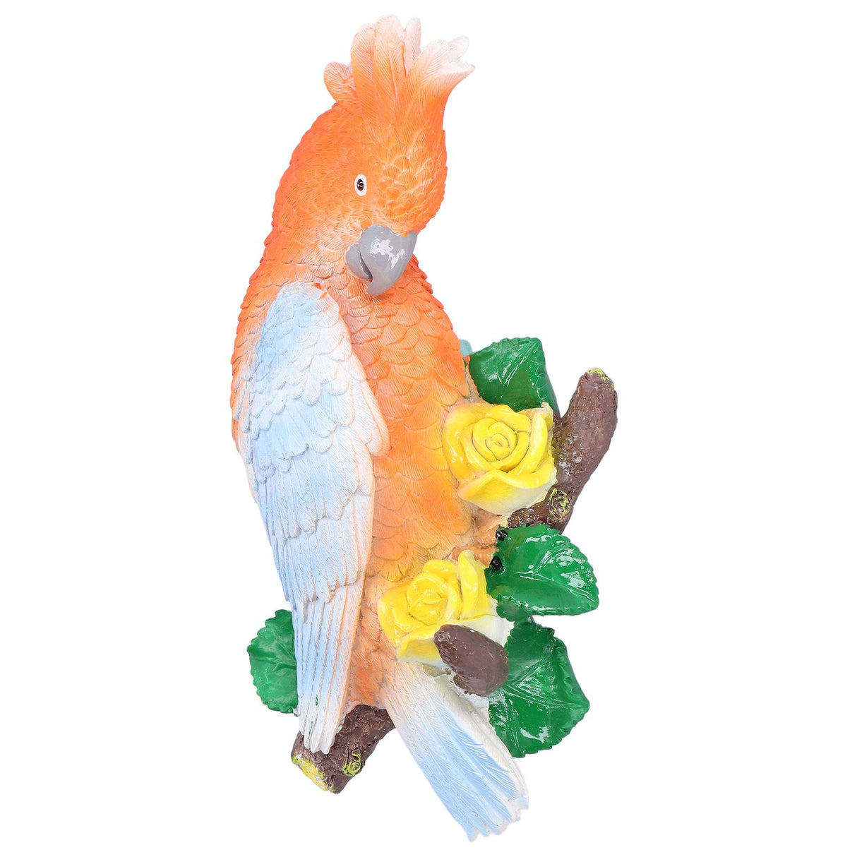 Cockatoo Ornaments Resin Cockatoo Sculptures Decoration for Landscape Home Gardening