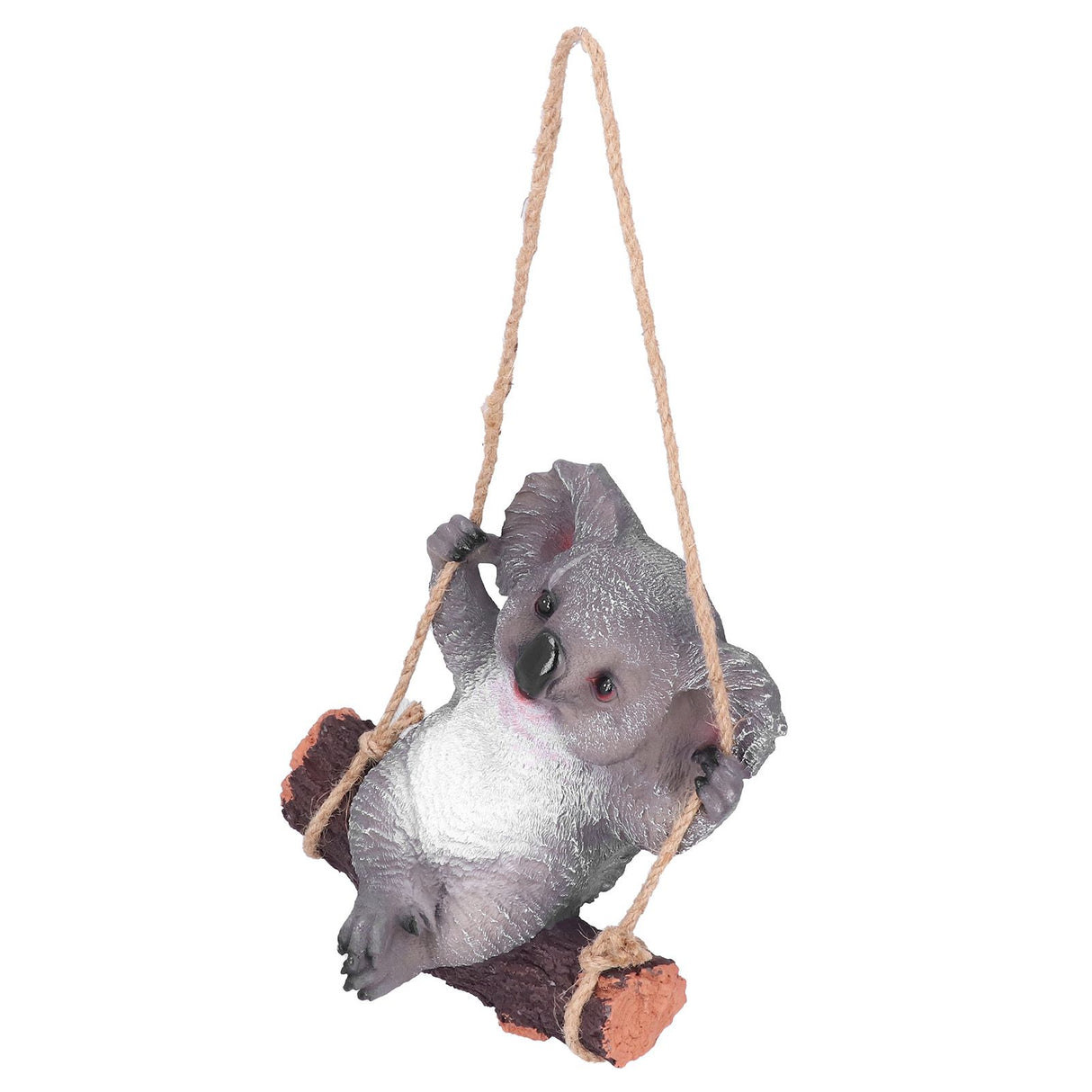 Resin Swinging Koala Animal Model Figurine Statue Sculpture Hanging Ornament Outdoor Yard Decoration